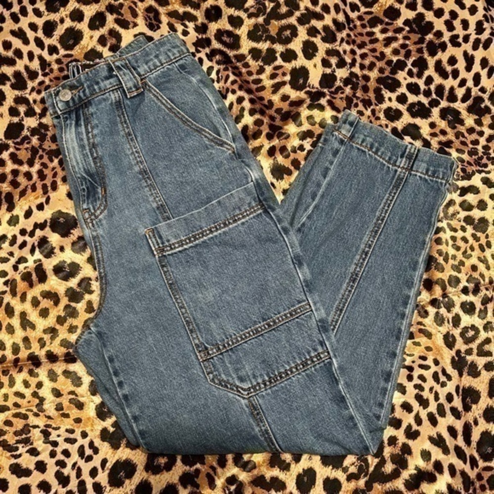 BDG High Rise Baggy Cargo Jeans